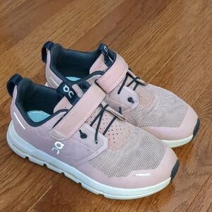 On Clouds Running Kids Pink Athletic Shoes